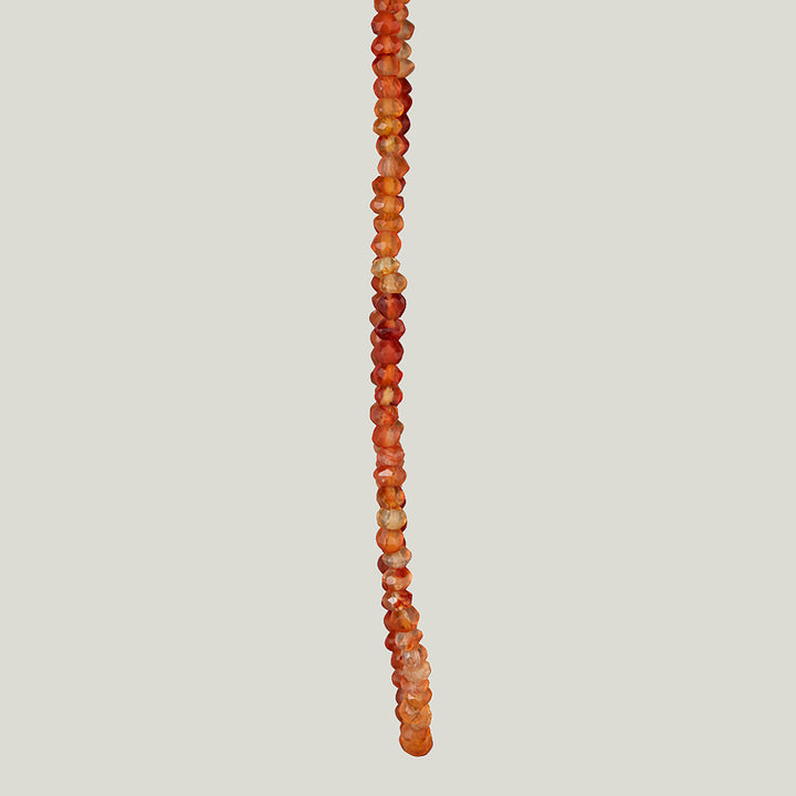 Ombre Carnelian Beaded Necklace