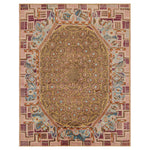 Pink Contemporary Wool Rug - 8'5" x 10'7"