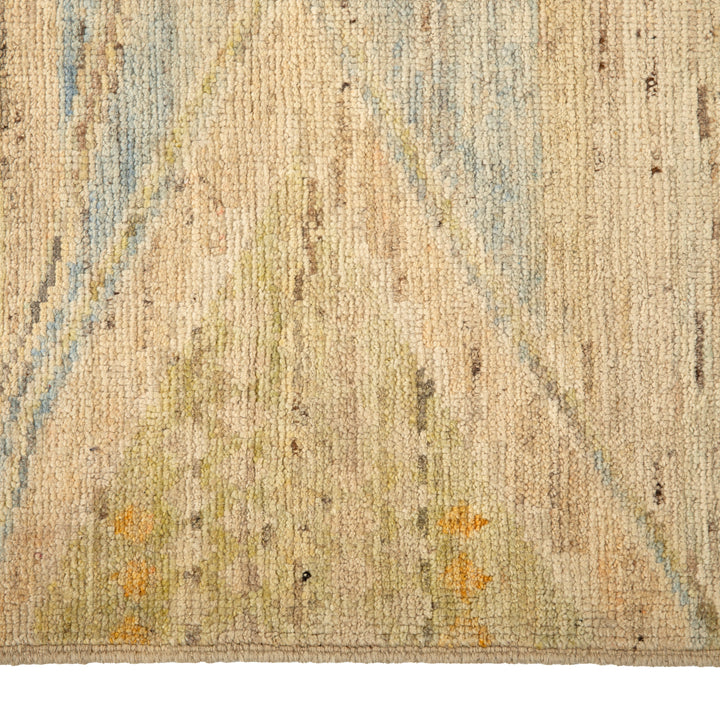 Modern Zameen Kahistani Wool Rug - 5'1" x 6'9"