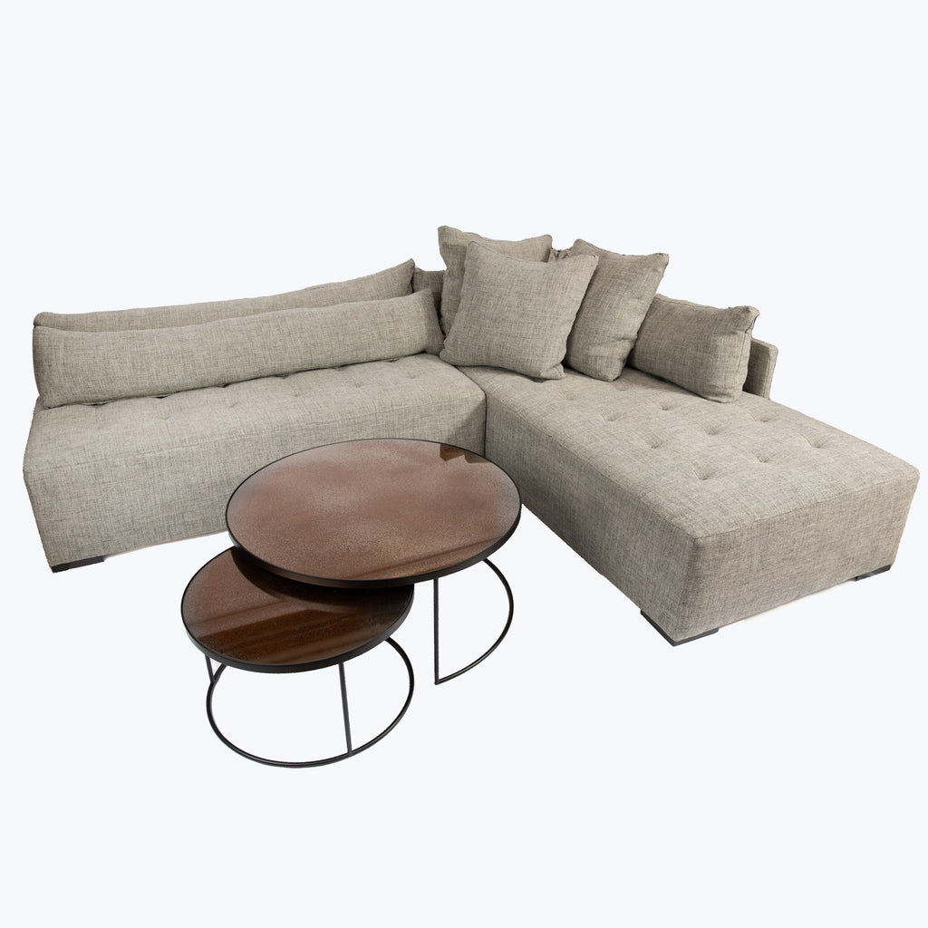 Favela Raven Peppercorn Sectional