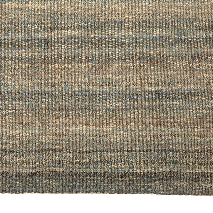 Blue Flatweave Wool Rug - 9'2" x 12'6"