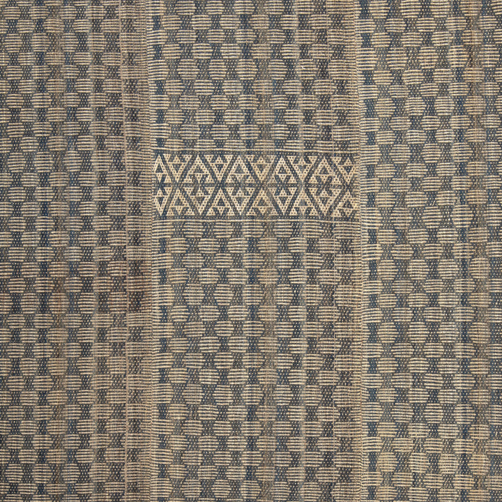 Blue Flatweave Wool Rug - 9' x 12'4"
