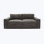 Barclay Sofa 93" W / Teddy, Cotton Blend / Charcoal