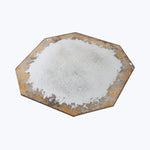 Octagon Placemat, Gold Crackle