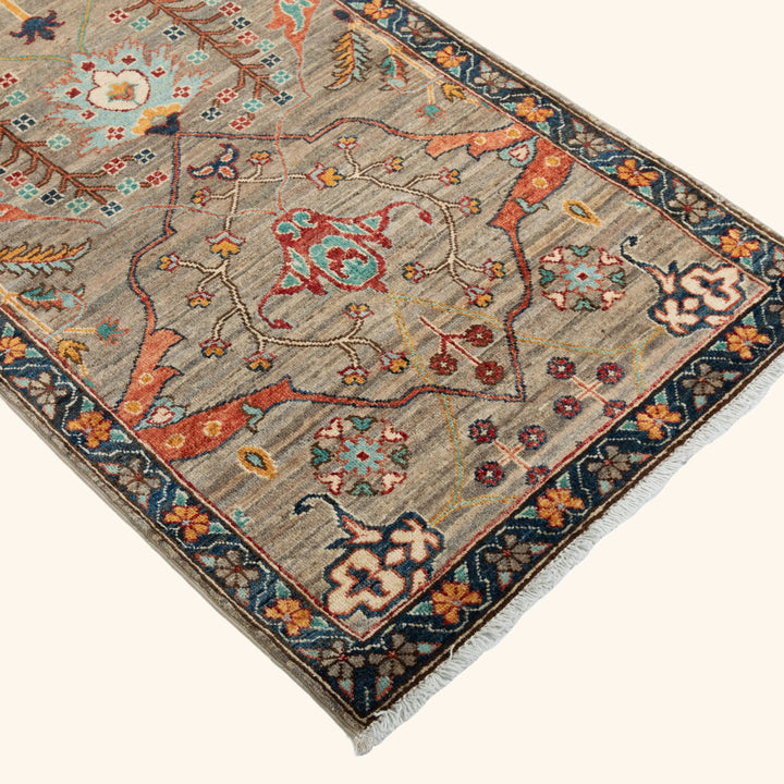 Traditional Serapi Wool Runner - 2'7" x 9'7"