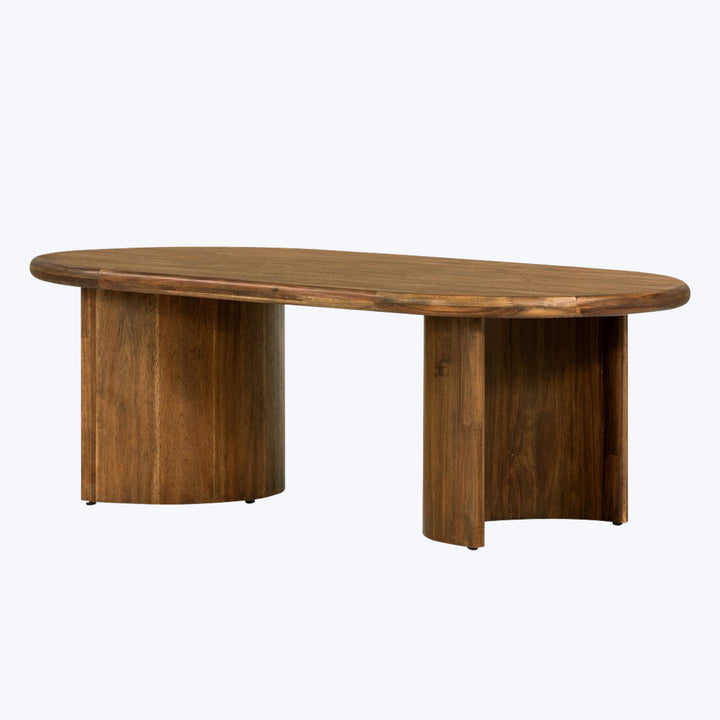 Paden Coffee Table 51" / Seasoned Brown Acacia