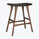 Osso Upholstered Counter Stool Teak Brown