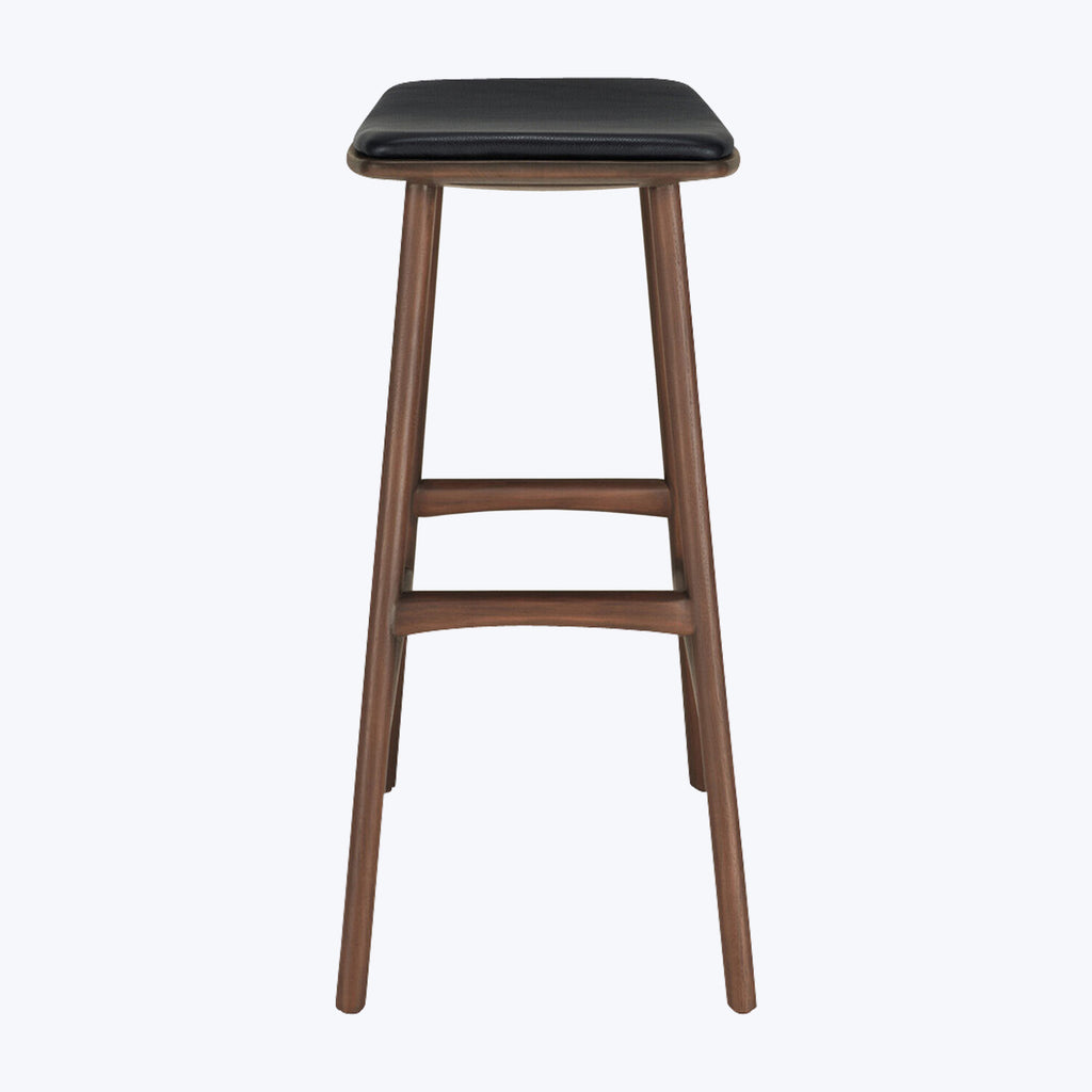 Osso Upholstered Counter Stool Teak Brown