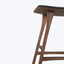 Osso Upholstered Counter Stool Teak Brown