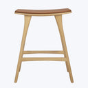 Osso Upholstered Counter Stool Oak