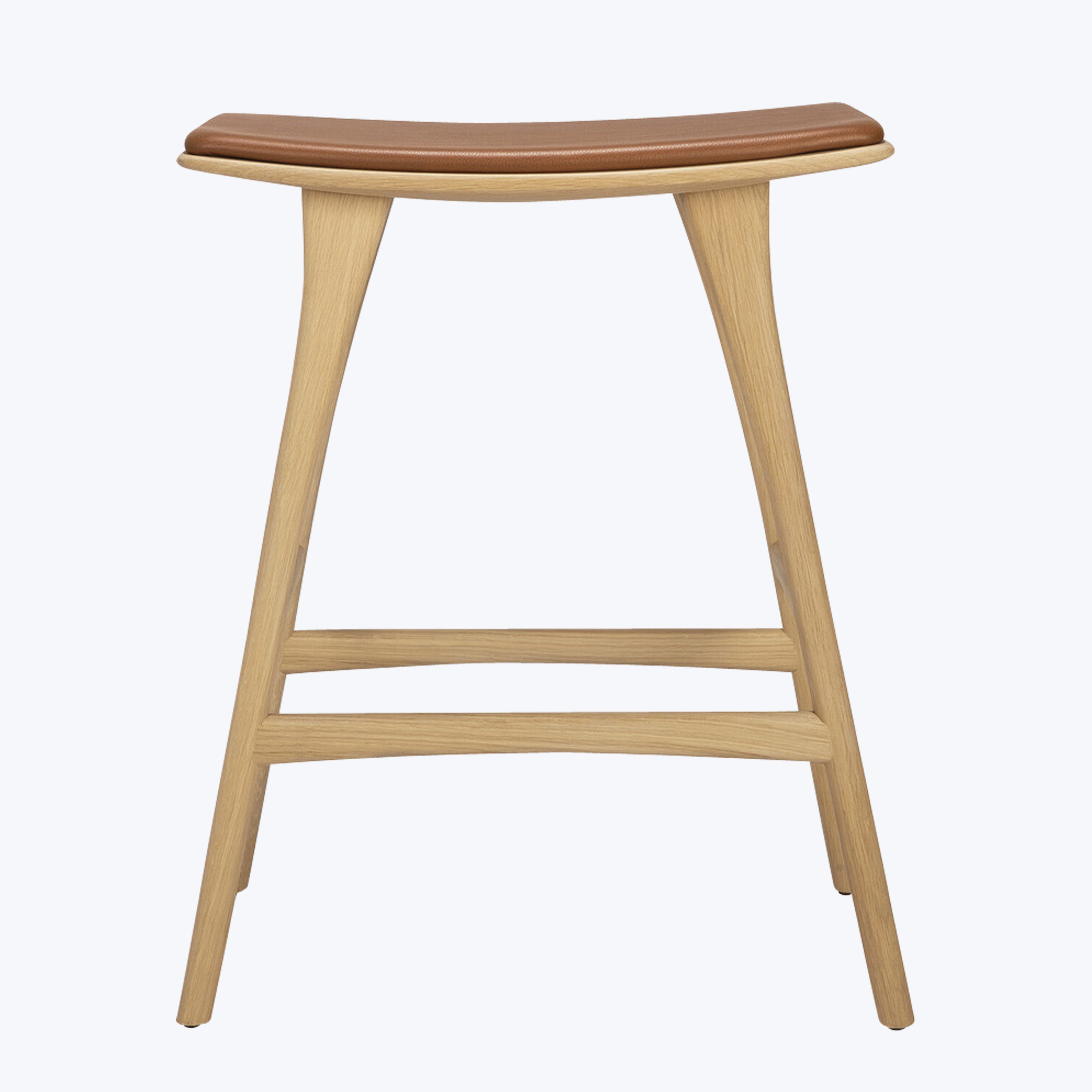 Osso Upholstered Counter Stool Oak