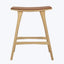 Osso Upholstered Counter Stool Oak