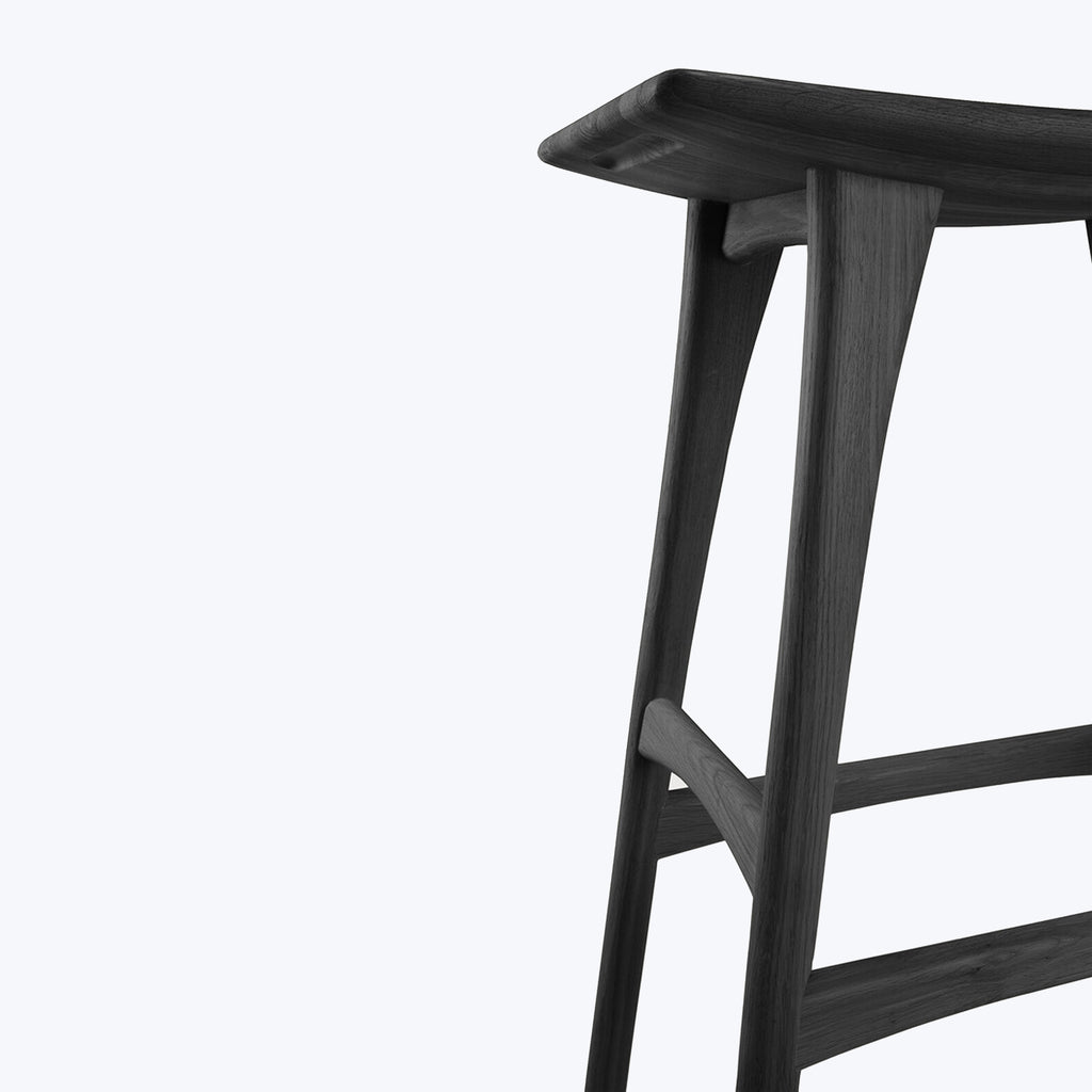 Osso Bar | Counter Stool Bar Stool / Oak Black