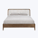 Teak Spindle Bed Queen