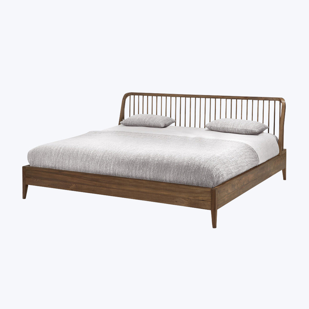 Teak Spindle Bed King