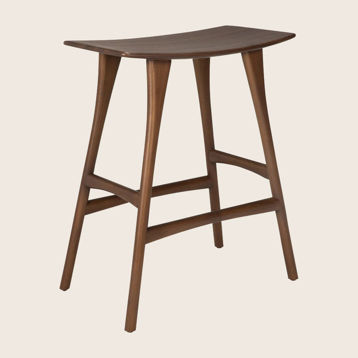 Osso Bar | Counter Stool Counter Stool / Teak Brown