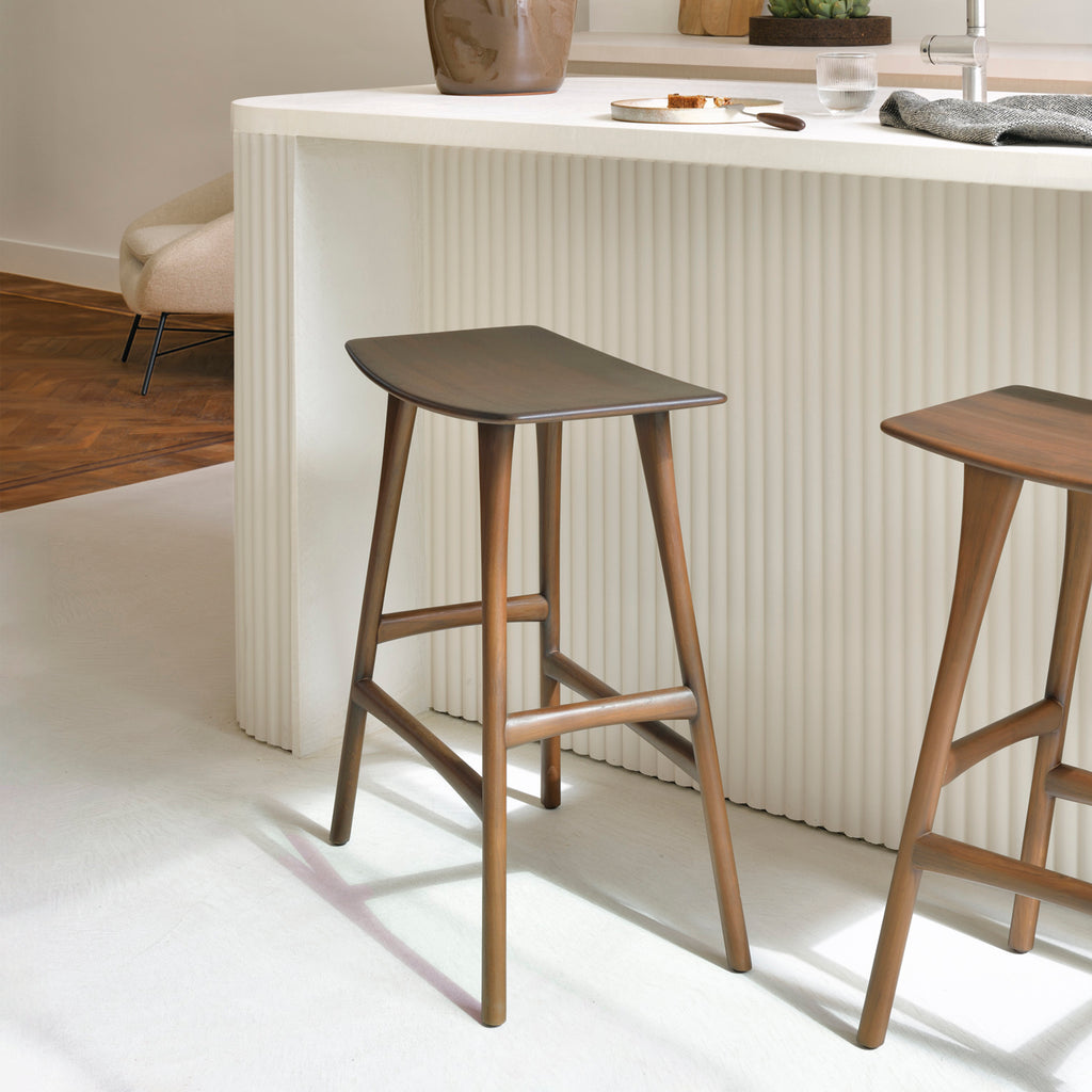 Osso Bar | Counter Stool Counter Stool / Teak Brown