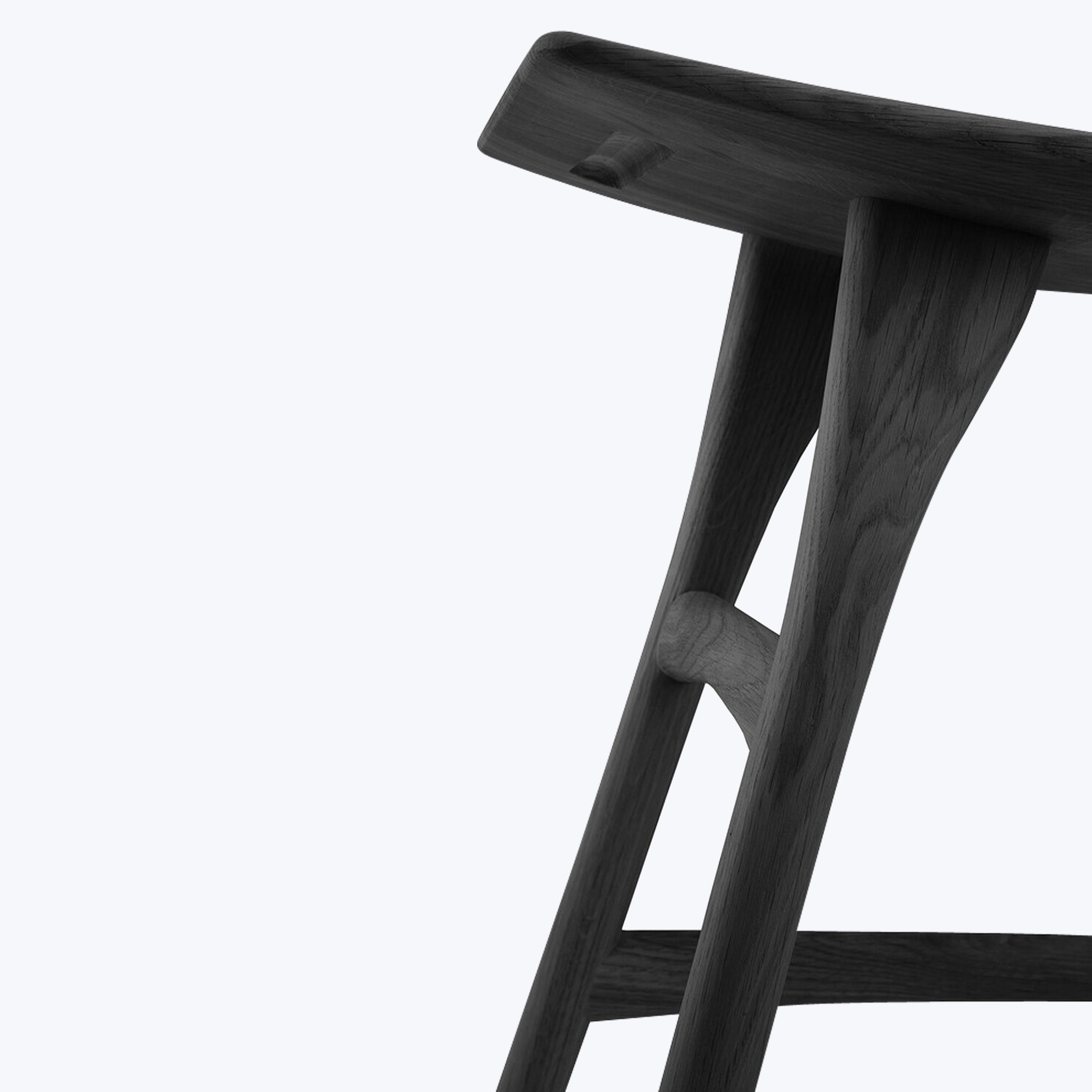 Osso Bar | Counter Stool Counter Stool / Oak Black