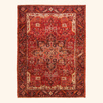 Traditional Perisan Heriz Wool Rug - 10'2" x 13'5"