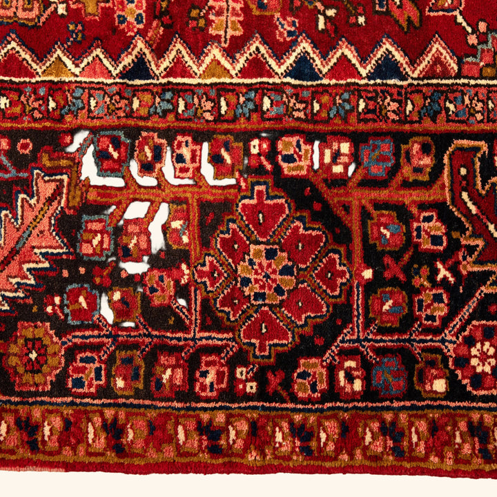 Traditional Perisan Heriz Wool Rug - 10'2" x 13'5"