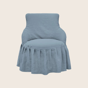 Anna Slipcovered Chair Brevard Rose - hover