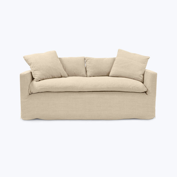 Havana Slipcovered Sofa J.D. Rye Pewter