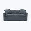 Havana Slipcovered Sofa J.D. Rye Midnight Blue