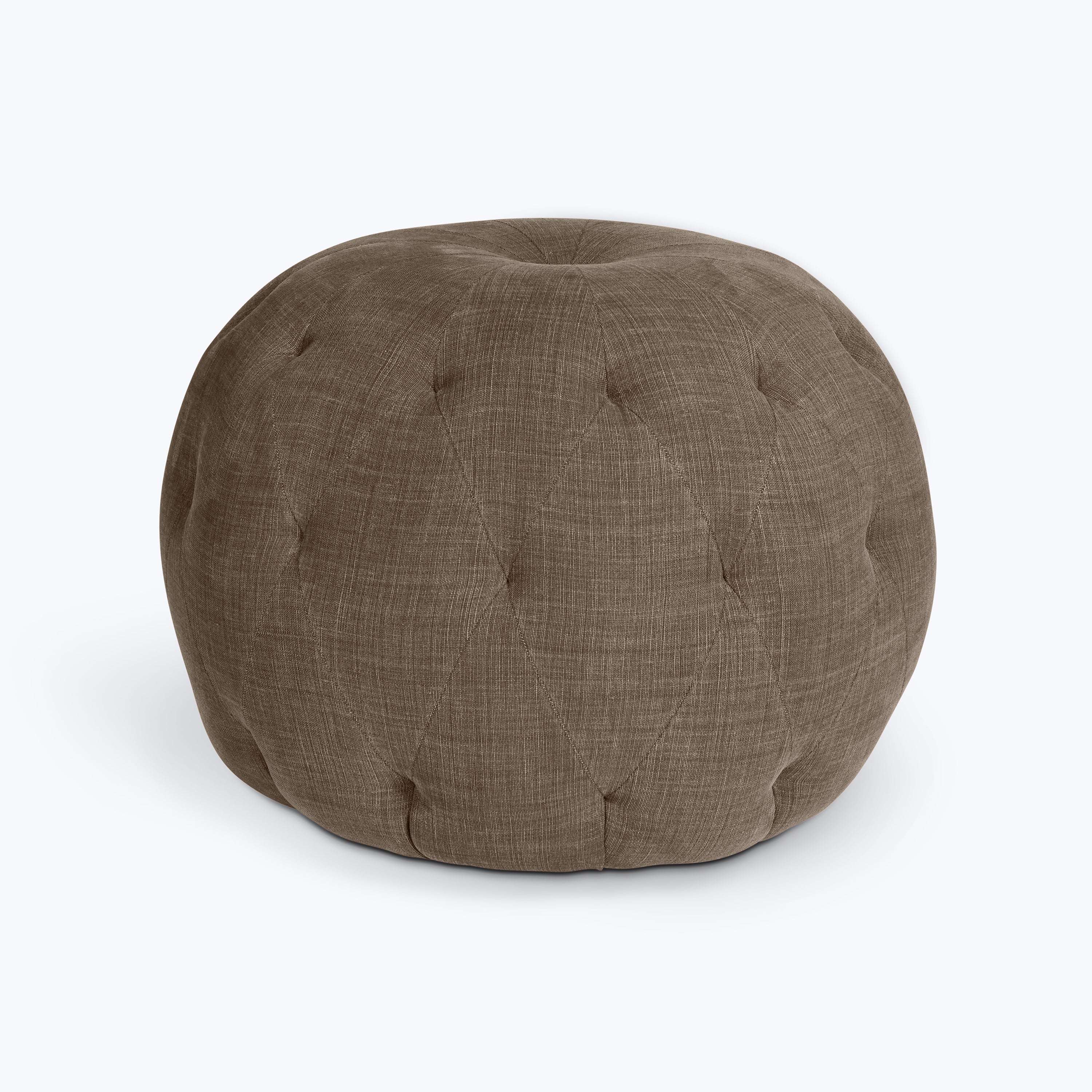 Tufted Pouf J.D. Rye Warm Grey