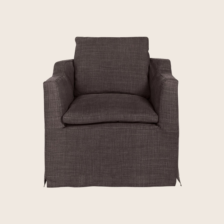 Havana Slipcover Chair J.D. Rye Black