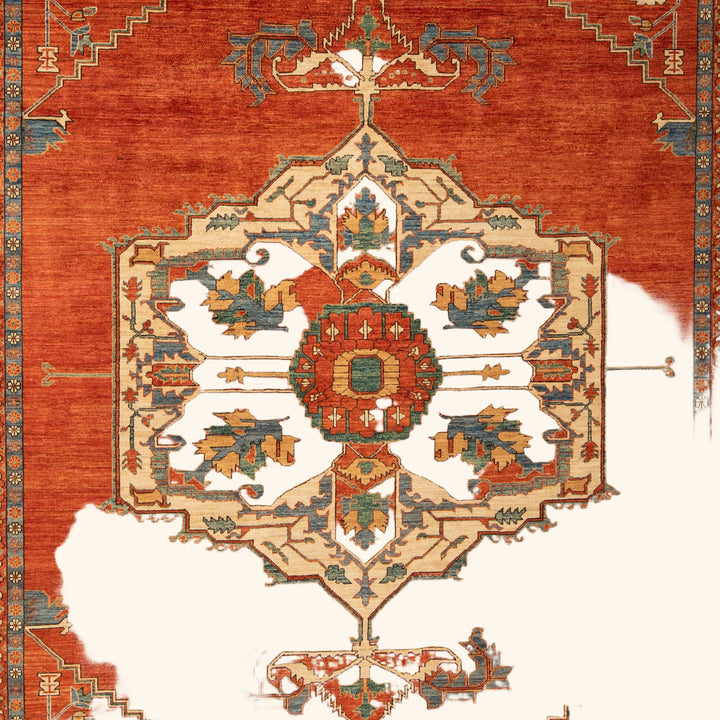 Traditional Serapi Wool Rug - 10'5" x 13'8"