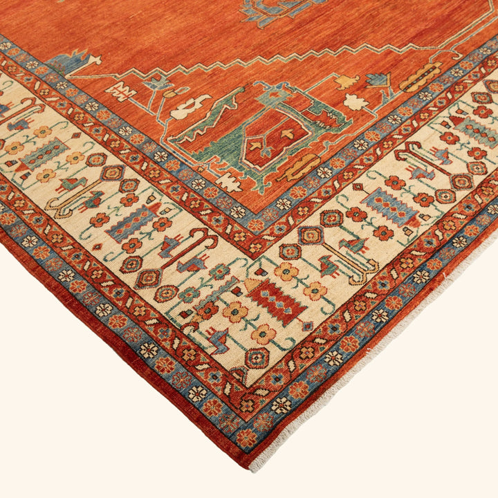 Traditional Serapi Wool Rug - 10'5" x 13'8"