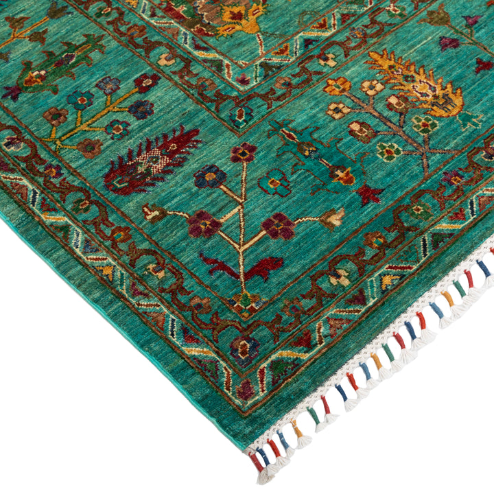 Traditional Tribal Wool Rug - 8'2" x 9'9"