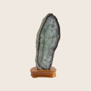 Polished Agate on Stand - hover