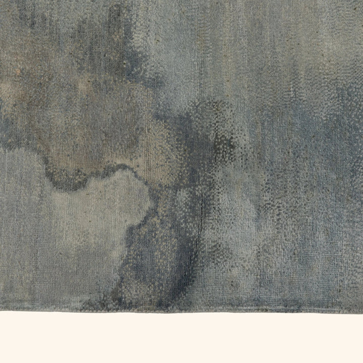 Image for Grey Contemporary Silk Wool Blend Rug - 8' x 10'