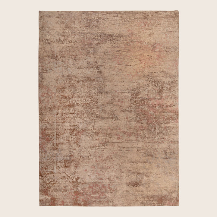 Image for Pink Contemporary Silk Wool Blend Rug