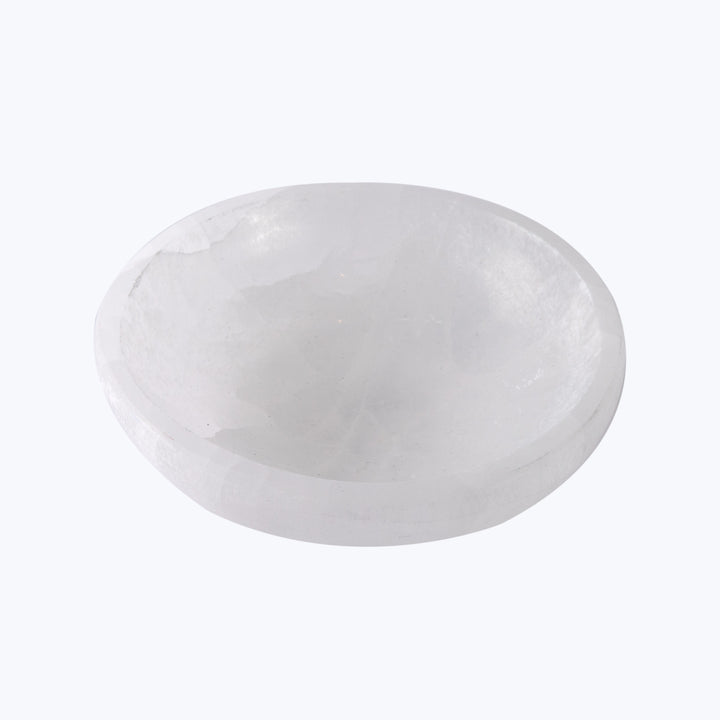 Selenite Round Bowl Medium