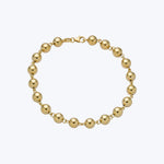 14K YG 5 mm Bead Bracelet