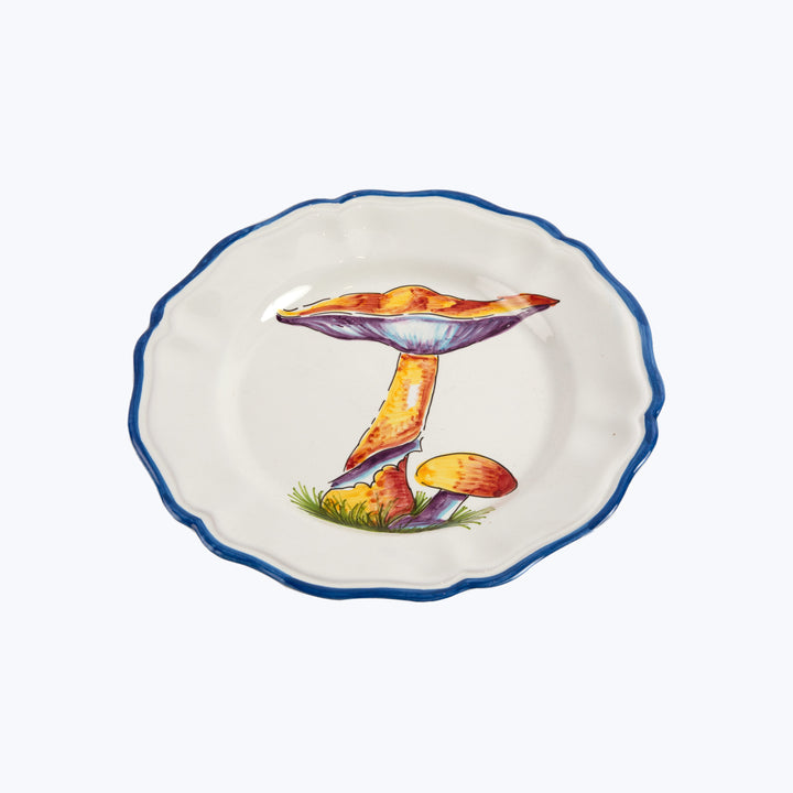 Mushroom Dinner Plate, Orange