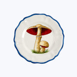 Mushroom Dinner Plate, Beige