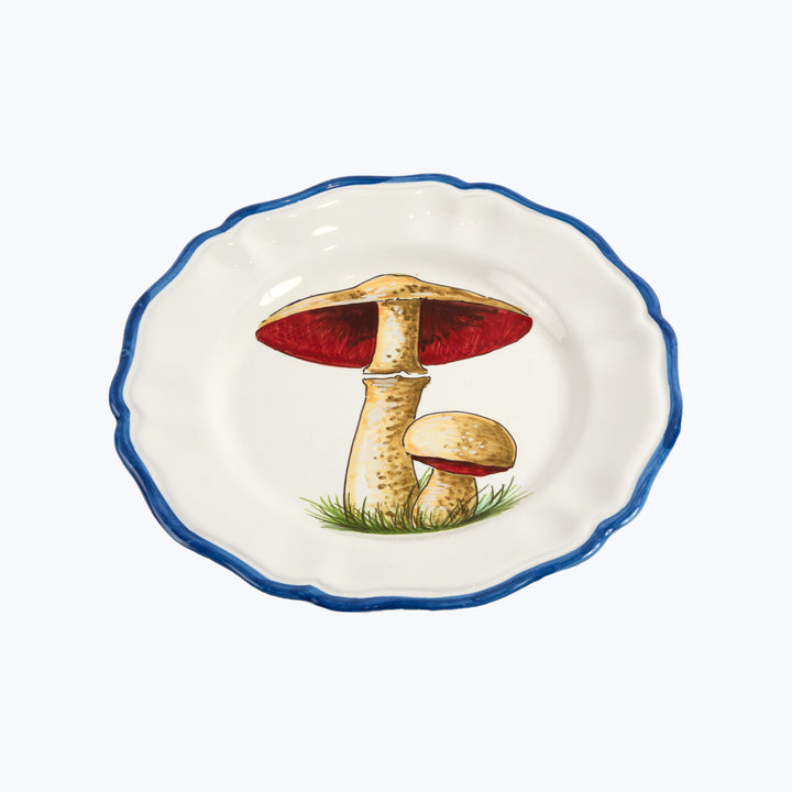 Mushroom Dinner Plate, Beige