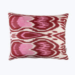 Abstract Silk Ikat Pillow