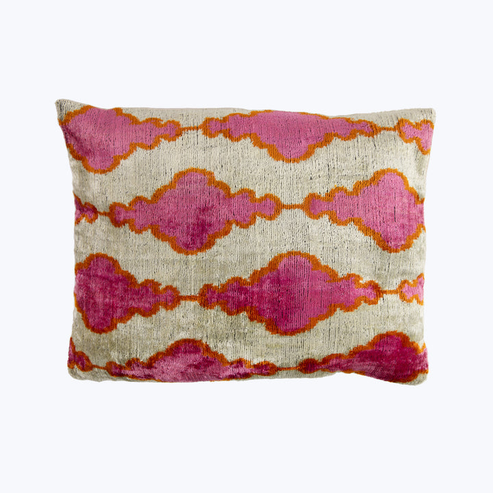 Cloud Silk Ikat Pillow