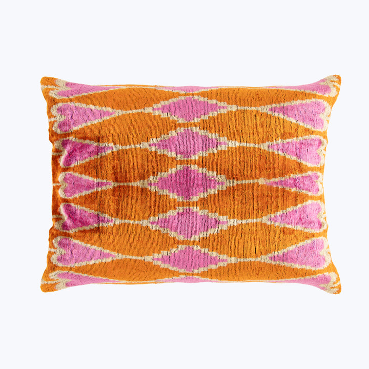 Spade Silk Ikat Pillow
