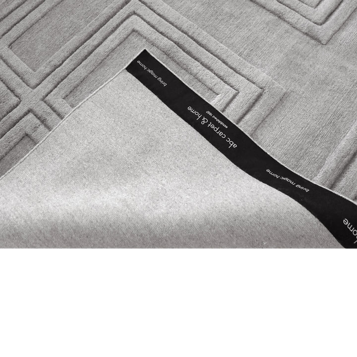 Solid Wool Art SIlk Blend Rug - 8' x 10'
