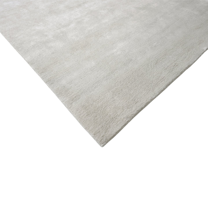 Ivory Solid Alpaca Wool Rug - 8' x 10'