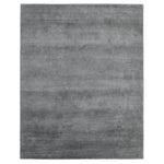 Grey Solid Mongolian Cashmere Rug - 8' x 10'