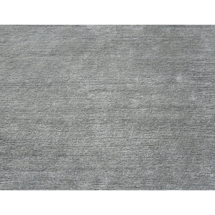 Grey Solid Mongolian Cashmere Rug - 8' x 10'