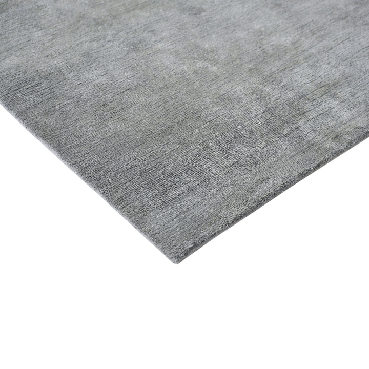 Grey Solid Mongolian Cashmere Rug - 8' x 10'