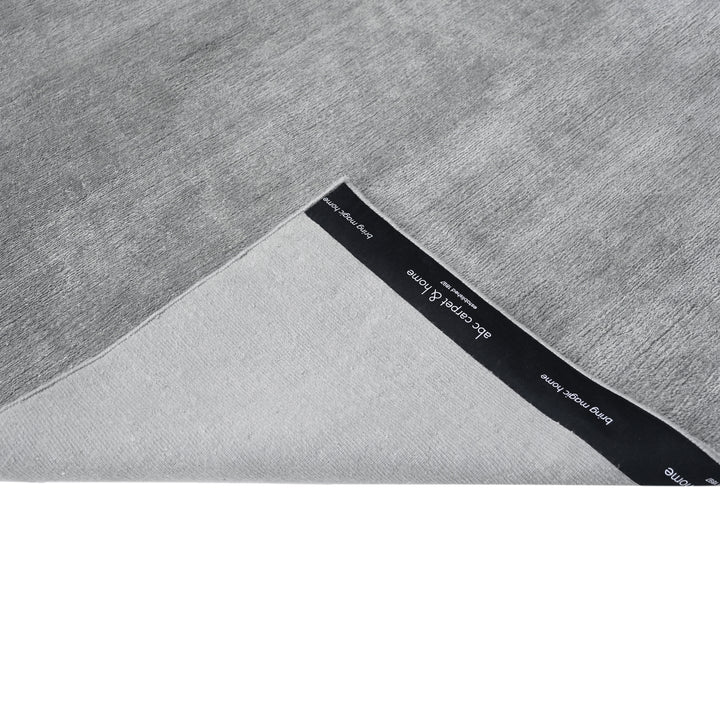 Grey Solid Mongolian Cashmere Rug - 8' x 10'