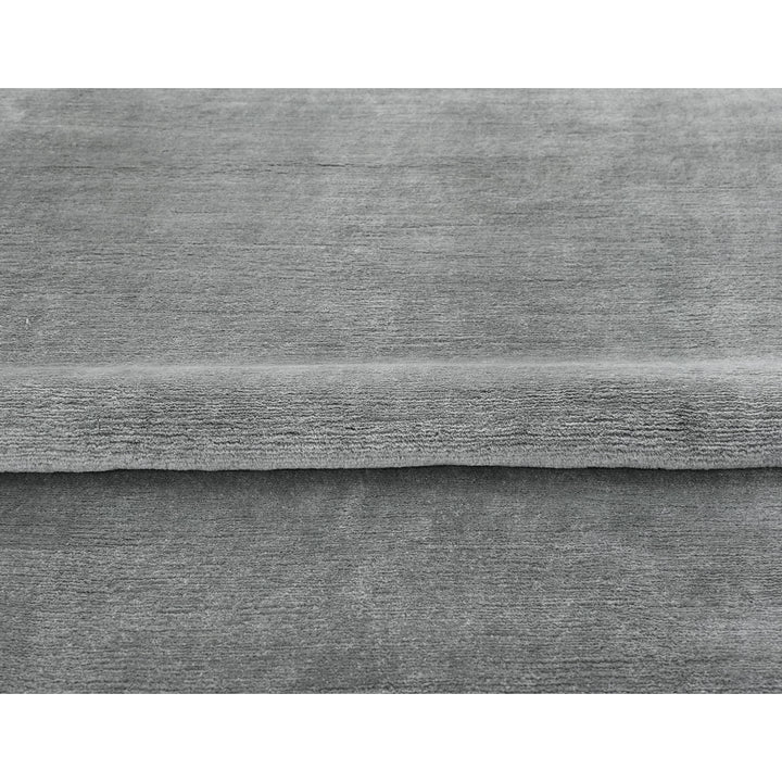 Grey Solid Mongolian Cashmere Rug - 8' x 10'